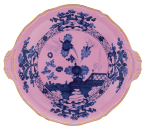 Ginori Oriente Italiano Azalea Round Cake Plate - 12"